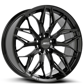 18" Shift Wheels Splitter Gloss Black Flow Formed Rims