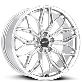 18" Shift Wheels Splitter Silver Flow Formed Rims