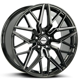 20" Shift Wheels Spring Gloss Black Milled Rims 