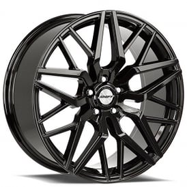 22" Shift Wheels Spring Gloss Black Rims 