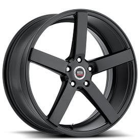 20" Staggered SPEC-1 Wheels SP-36 Matte Black Rims 
