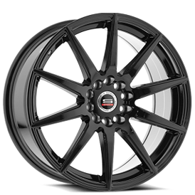 18" SPEC-1 Wheels SP-51 Gloss Black Rims 