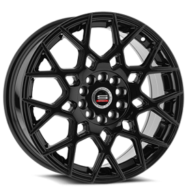 20" SPEC-1 Wheels SP-52 Gloss Black Rims 