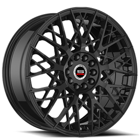 20" SPEC-1 Wheels SP-53 Gloss Black Rims 