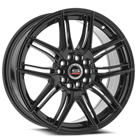 20" SPEC-1 Wheels SP-56 Gloss Black Rims 