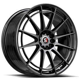 20" SPEC-1 Wheels SP-64 Gloss Black Rims 