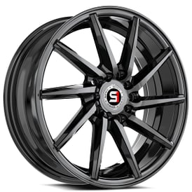 16" SPEC-1 Wheels SP-74 Gloss Black Rims  