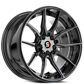 16" SPEC-1 Wheels SP-77 Gloss Black Rims 