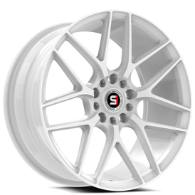 16" SPEC-1 Wheels SP-78 All White Rims 