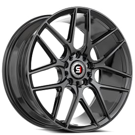 16" SPEC-1 Wheels SP-78 Gloss Black Rims 