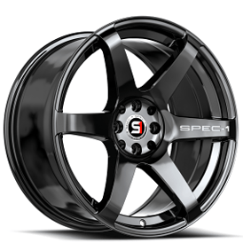 17" SPEC-1 Wheels SPT-32 Gloss Black Rims 