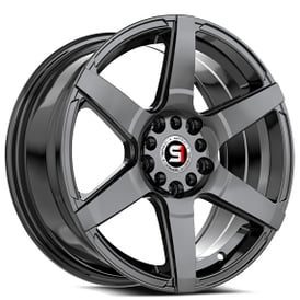 16" SPEC-1 Wheels SPT-34 Gloss Black Rims 