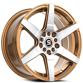 16" SPEC-1 Wheels SPT-34 Gold with Machined Rims  
