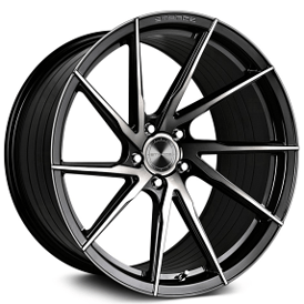 19" Stance Wheels SF01 Gloss Black Tinted Face True Directional Flow Formed Rims