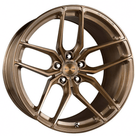 20" Staggered Stance Wheels SF03 Custom Satin Bronze Flow Formed Rims 