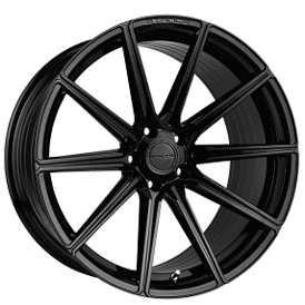 22" Staggered Stance Wheels SF09 Gloss Black Flow Formed Rims
