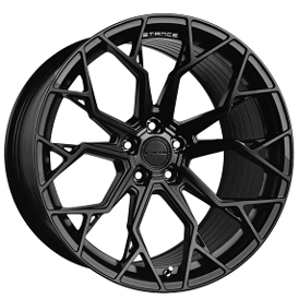 19/20" Stance Wheels SF10 Gloss Black Flow Formed Corvette Rims