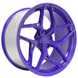 20" Stance Wheels SF13 Custom Gloss Purple Flow Formed Rims 
