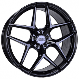 20x8.5" STR Wheels 908 Gloss Black Flow Forged Rims