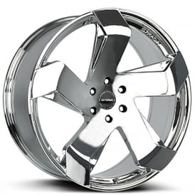 20" Strada Wheels Coltello Chrome Rims 