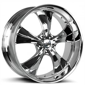 24" Strada Wheels Old Skool Chrome Rims
