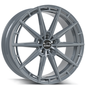 18" Strada Wheels Palo Concrete Gray Flow Formed Rims