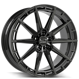 18" Strada Wheels Palo Gloss Black Flow Formed Rims