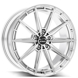 18" Strada Wheels Palo Silver Machined Flow Formed Rims