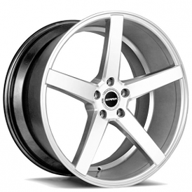 18" Strada Wheels Perfetto Silver Machined Rims 