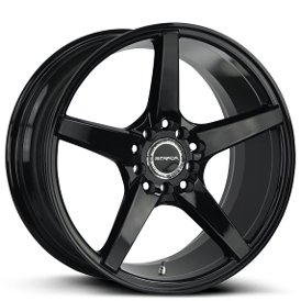 16" Strada Wheels Perfetto Black Rims 