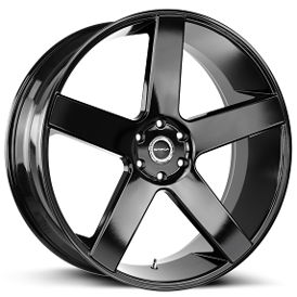 26" Strada Wheels Perfetto Black Rims 