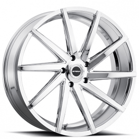 24" Strada Wheels Sega Chrome Rims 