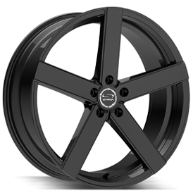 20" Strada Wheels Spark Gloss Black Rims