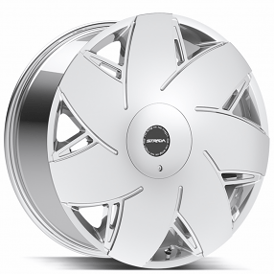 24" Strada Wheels Turbina Chrome Rims