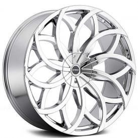 22" Strada Wheels Huracan Chrome Rims