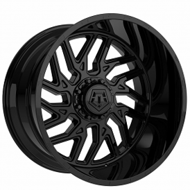 20" TIS Wheels 544B Gloss Black Off-Road Rims
