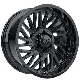 22" TIS Wheels 553B Black Off-Road Rims