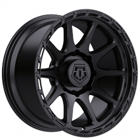 22" TIS Wheels 563B Satin Black Off-Road Rims