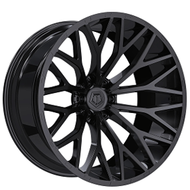 22" TIS Wheels 566B Gloss Black Off-Road Rims