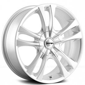 16" Touren Wheels TR22 3222 Hyper Silver Rims 