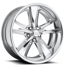 28" U.S. Mags Forged Wheels Deuce US325 Polished Vintage Forged 2-Piece Rims