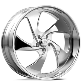 20" U.S. Mags Forged Wheels Initiative 5 UF026 Polished Precision Series Rims