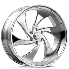 26" U.S. Mags Forged Wheels Initiative 6 UF027 Polished Precision Series Rims