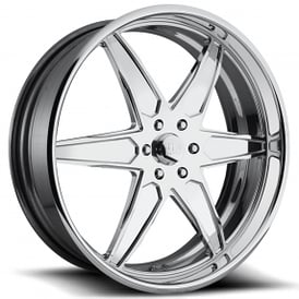 20" U.S. Mags Forged Wheels Laredo US453 Polished Tuckin Series Rims