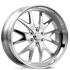 24" U.S. Mags Forged Wheels Rider 6 UF045 Polished Precision Series Rims