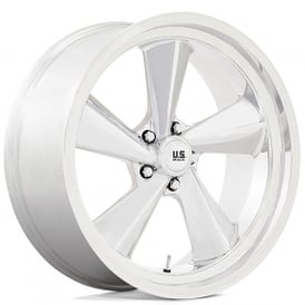 22" Staggered U.S. Mags Wheels TS U135 Polished Rims