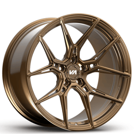 19" Staggered Variant Forged Wheels NYSA Gloss Bronze Monoblock Forged Rims