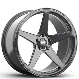 19" Staggered Variant Forged Wheels Sena Gloss Gunmetal Monoblock Forged Rims