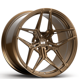 20/21" Staggered Variant Forged Wheels Zeno Gloss Bronze Monoblock Forged Rims