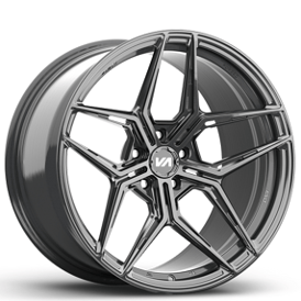 19" Staggered Variant Forged Wheels Zeno Gloss Gunmetal Monoblock Forged Rims